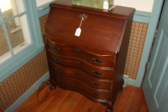 Mahogany Secretary/Slant Front Desk