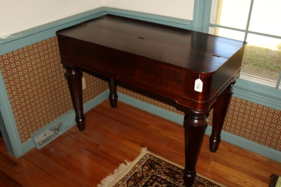 Mahogany Writing Table w/Closing Top