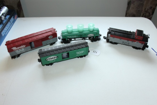 4 MTH Train Cars - New York Central System