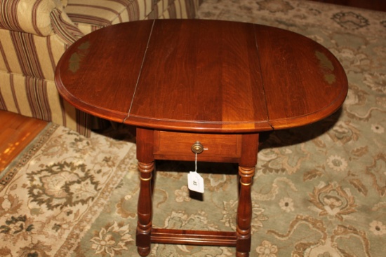 Small Drop-Leaf Side Table - Looks to be Cherry