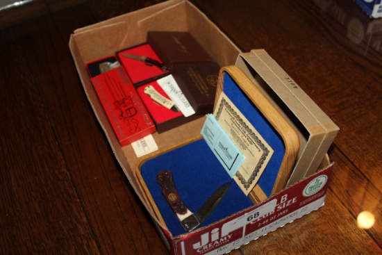 Lot of Pocket Knives: All Schrade Cutlery Knives