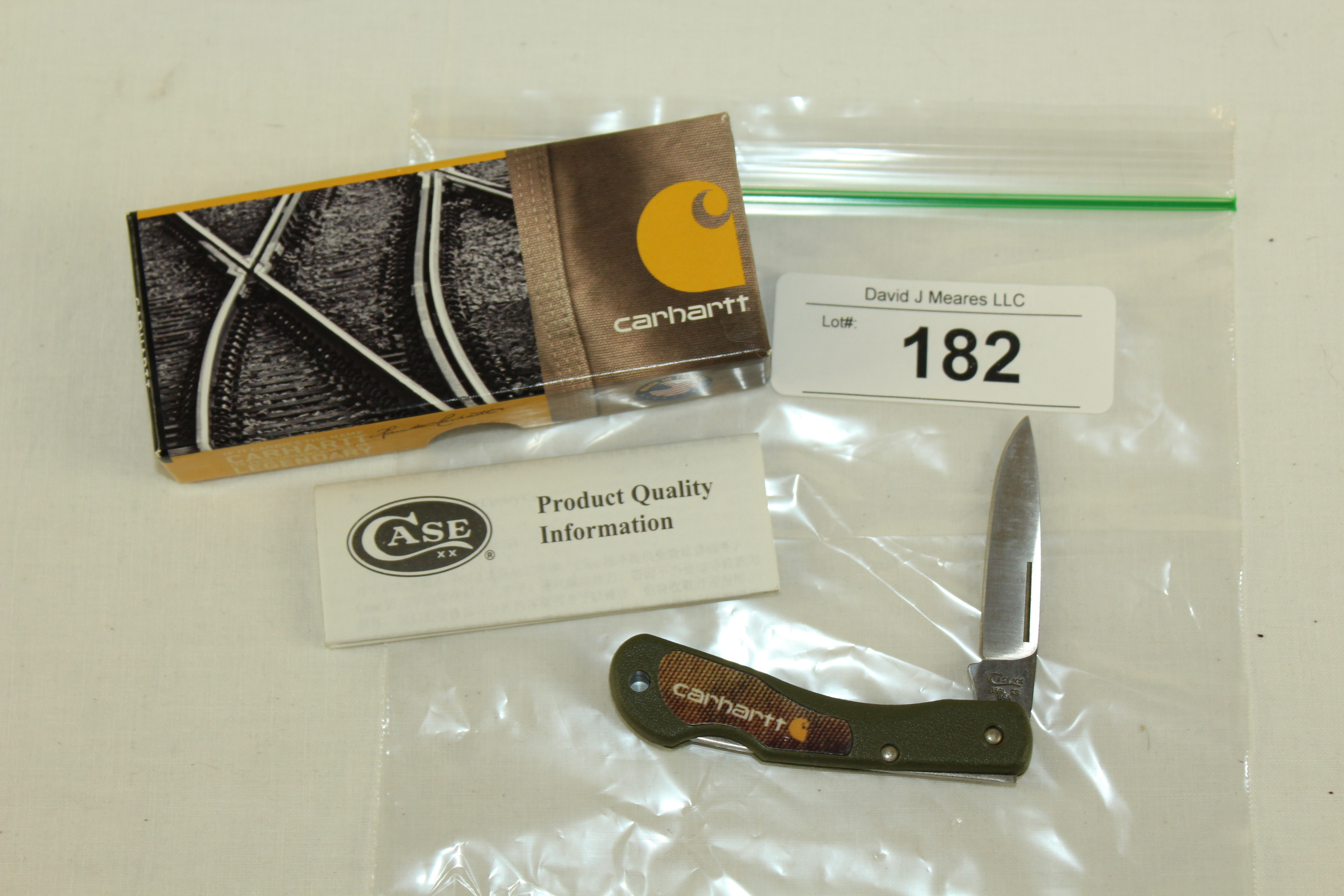 Case XX "059L SS" Carhartt Folding Knife w/Box | Proxibid