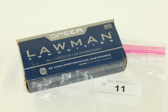 50 Rounds of Speer "Lawman" .45 Auto. 230 Gr. TMJ Ammo
