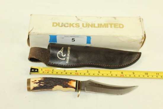 Schrade U.S.A. 498DU "Ducks Unlimited" Hunting Knife & Sheath