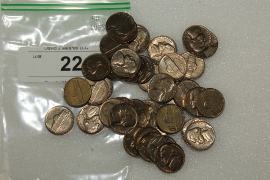 40 - 1958 Jefferson Nickels