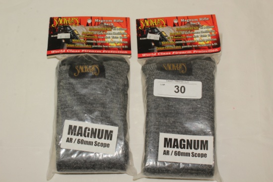 2 Sack-Ups Magnum Rifle Gun Sock