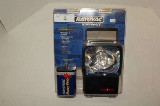 Rayovac Workhorse 6V Work-Lite w/Battery
