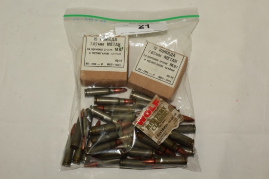 66 Rounds of 7.62x39 Ammo