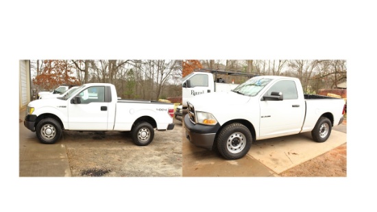Two 4x4 Pickup Trucks - Online Auction