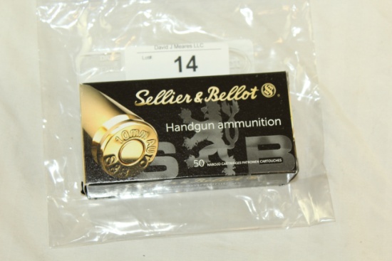 50 Rounds of Sellier & Bellot 10mm, 180 Gr. FMJ Ammo