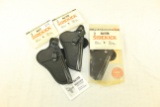 3 Uncle Mike's Sidekick Size 2 Black Right Hand Duty Holsters
