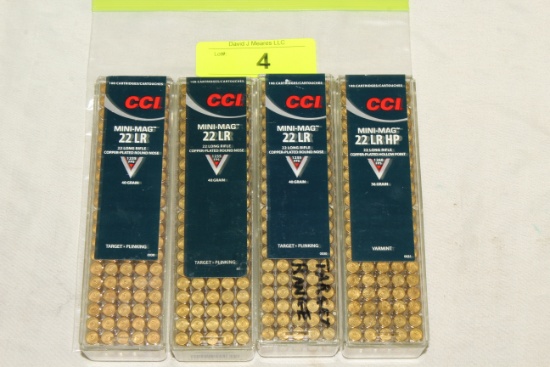 400 Rounds of CCI .22LR Mini-Mag Ammo
