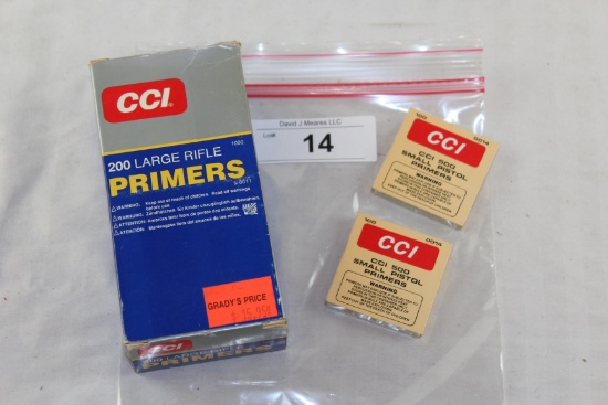 1000 Large Rifle Primers and 200 Small Pistol Primers