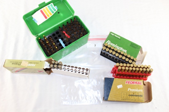 84 Rounds of Misc. Ammo. .30-06, .30-30 and .270 WIN.