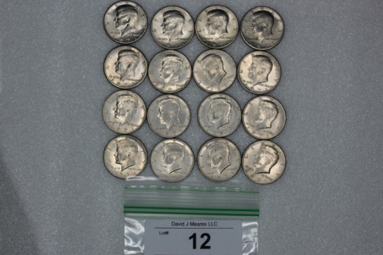 (16) 1971 JFK Half Dollars