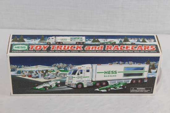 2003 Hess Toy Truck and Racecars