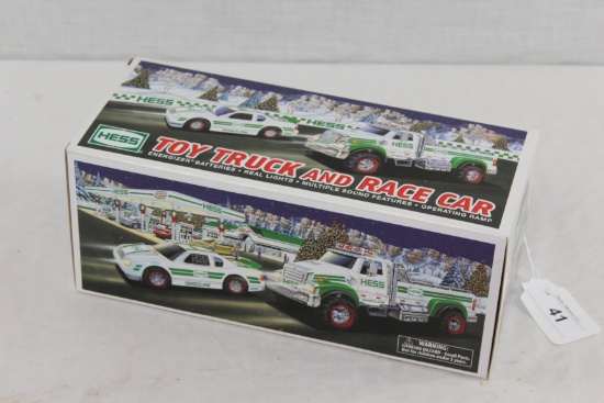 2011 Hess Toy Truck and Race Car
