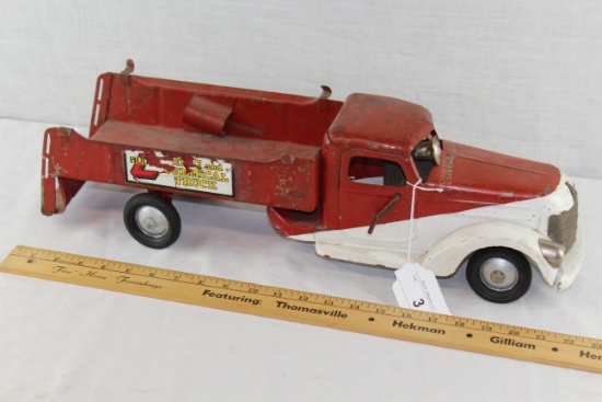 Buddy L "Fire and Chemical Truck" w/Siren