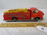 Marx Friction Fire Truck.  Tires Marked Louis Marx & Co.