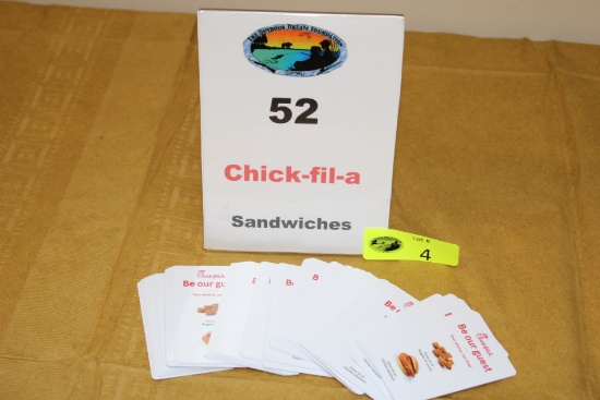 52 Chick-fil-a Gift Cards