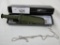 Mtech Tactical Issue Olive Fixed Blade Knife. New!