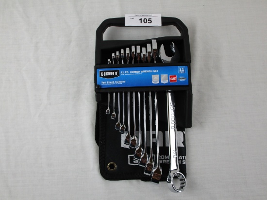 HART 11 Pc. Combo Wrench Set w/Tool Pouch