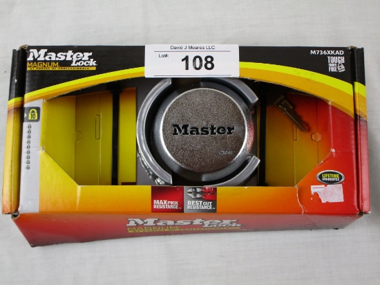 Master Lock Magnum Lock w/2 Keys