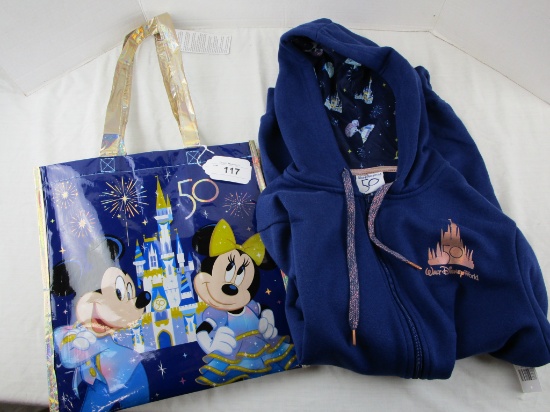 New Walt Disney World 50 Ladies Hoodie in Large