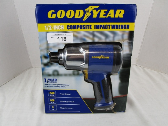 GoodYear 1/2" Composite Impact Wrench. New!