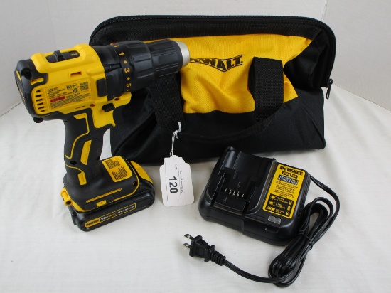 DeWalt 20V MAX 1/2" Drill Driver w/Battery & Bag