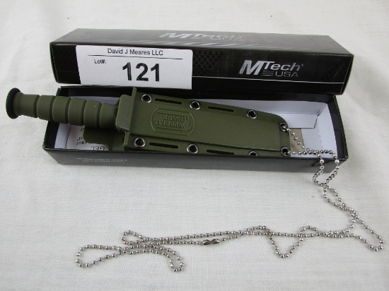 Mtech Tactical Issue Olive Fixed Blade Knife. New!