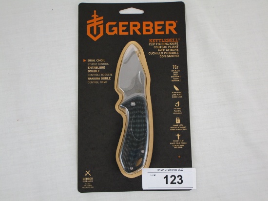 Gerber "Kettlebell" Clip Folding Knife.  New!