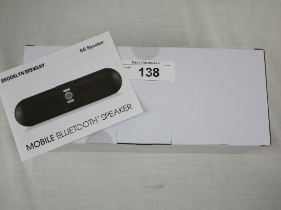 Brooklyn Brewery Mobile Bluetooth Speaker. New!