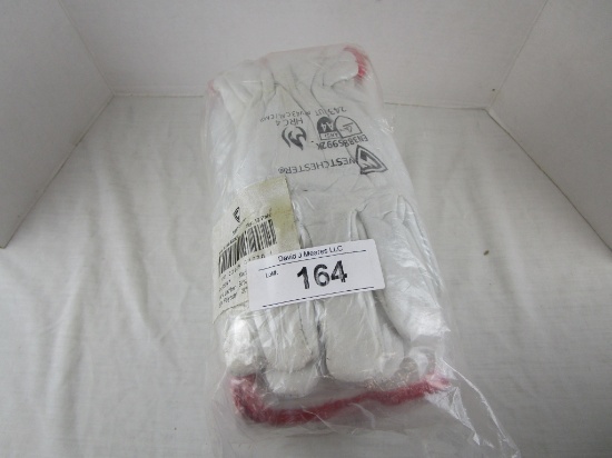 12 Pair of Westchester Leather Work Gloves (S)
