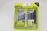 Ryobi 15 Pc. Hex Shank Black Oxide Drill Bit Set