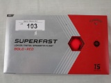 Callaway SuperFast Bold-Red Golf Balls (15 Total)