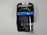 HART 11 Pc. Combo Wrench Set w/Tool Pouch