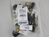 12 Brass Shut-Off Connectors (Full Pack)