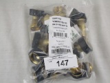 12 Brass Shut-Off Connectors (Full Pack)