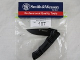 Smith & Wesson Extreme OPS Drop Point Notch Knife