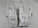 5 Pair of Westchester Leather Work Gloves 2XL
