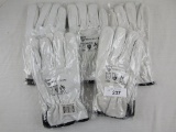 5 Pair of Westchester Leather Work Gloves 2XL