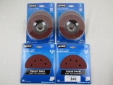 HART 2 Pc. Flap Disc and 2 Packs of Sanding Discs