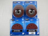 HART 2 Pc. Flap Disc and 2 Packs of Sanding Discs