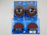 HART 2 Pc. Flap Disc and 2 Packs of Sanding Discs