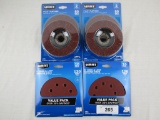 HART 2 Pc. Flap Disc and 2 Packs of Sanding Discs