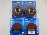 HART 2 Pc. Flap Disc and 2 Packs of Sanding Discs