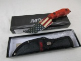 Mtech Patriot Tanto Fixed Blade Knife w/Sheath