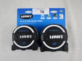 HART 25' & 30' Pro Grade Combo Tape Measures