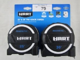 HART 25' & 30' Pro Grade Combo Tape Measures